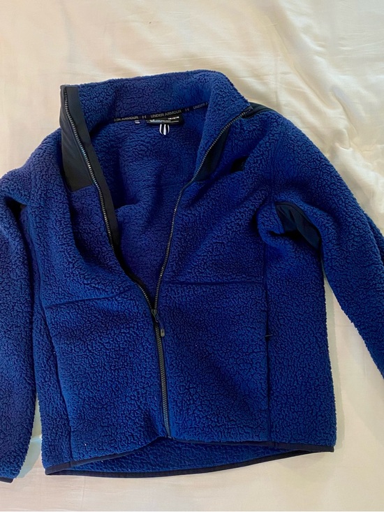 Under Armour Jackets & Blazers - Under Armour Women's Royal Blue Sherpa Zip Jacket